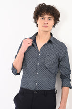 Premium Giza Satin Printed Shirt