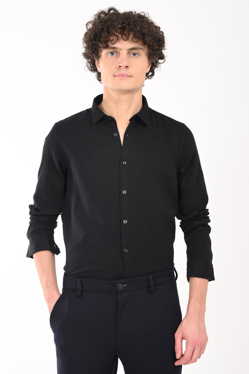 Textured Party Wear Shirt