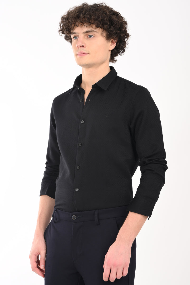 Textured Party Wear Shirt