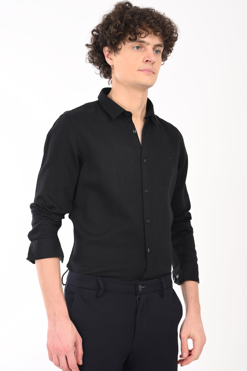 Textured Party Wear Shirt