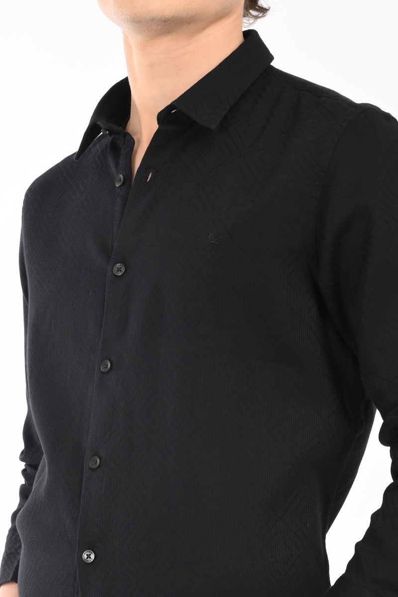 Textured Party Wear Shirt