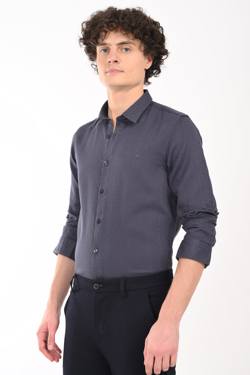 Textured Party Wear Shirt