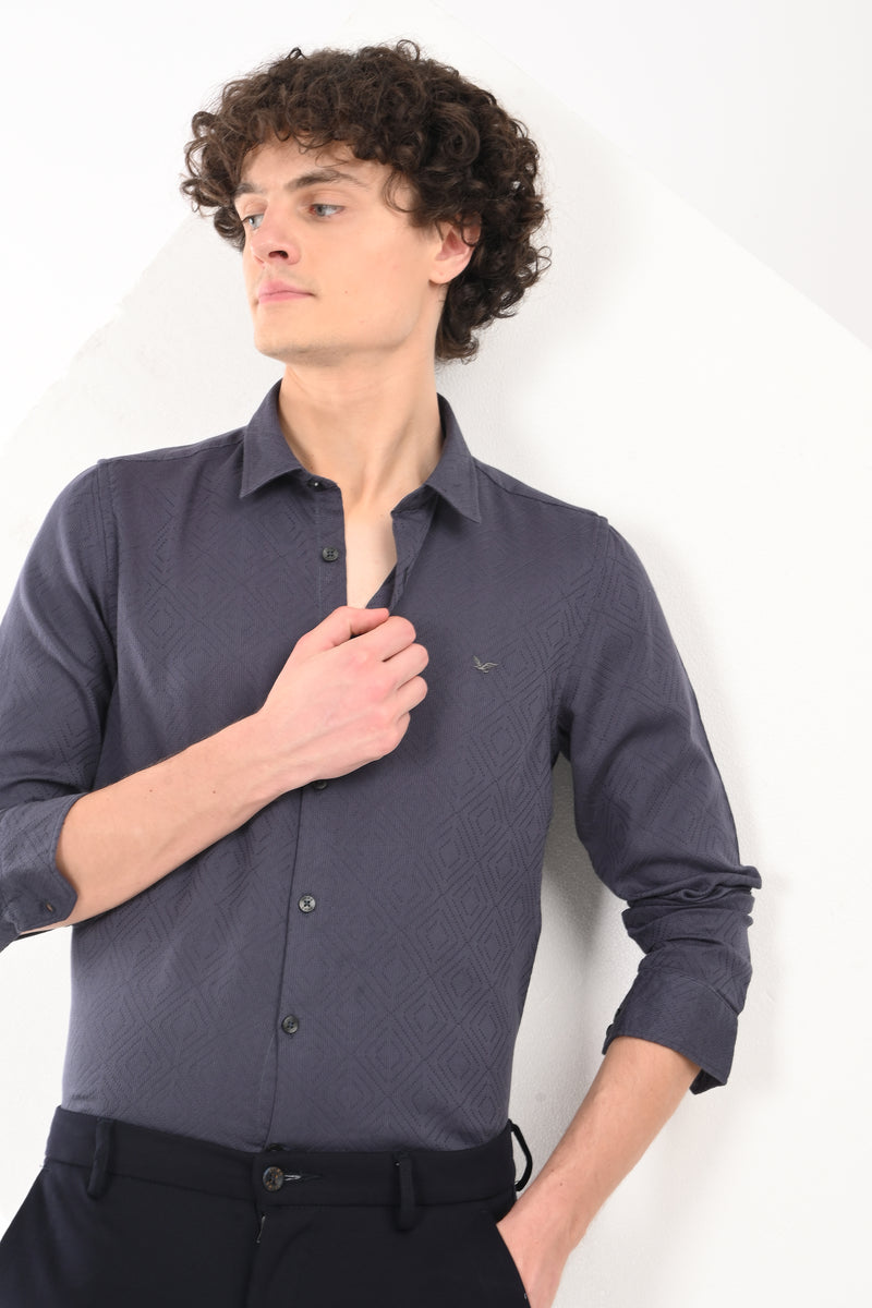 Textured Party Wear Shirt