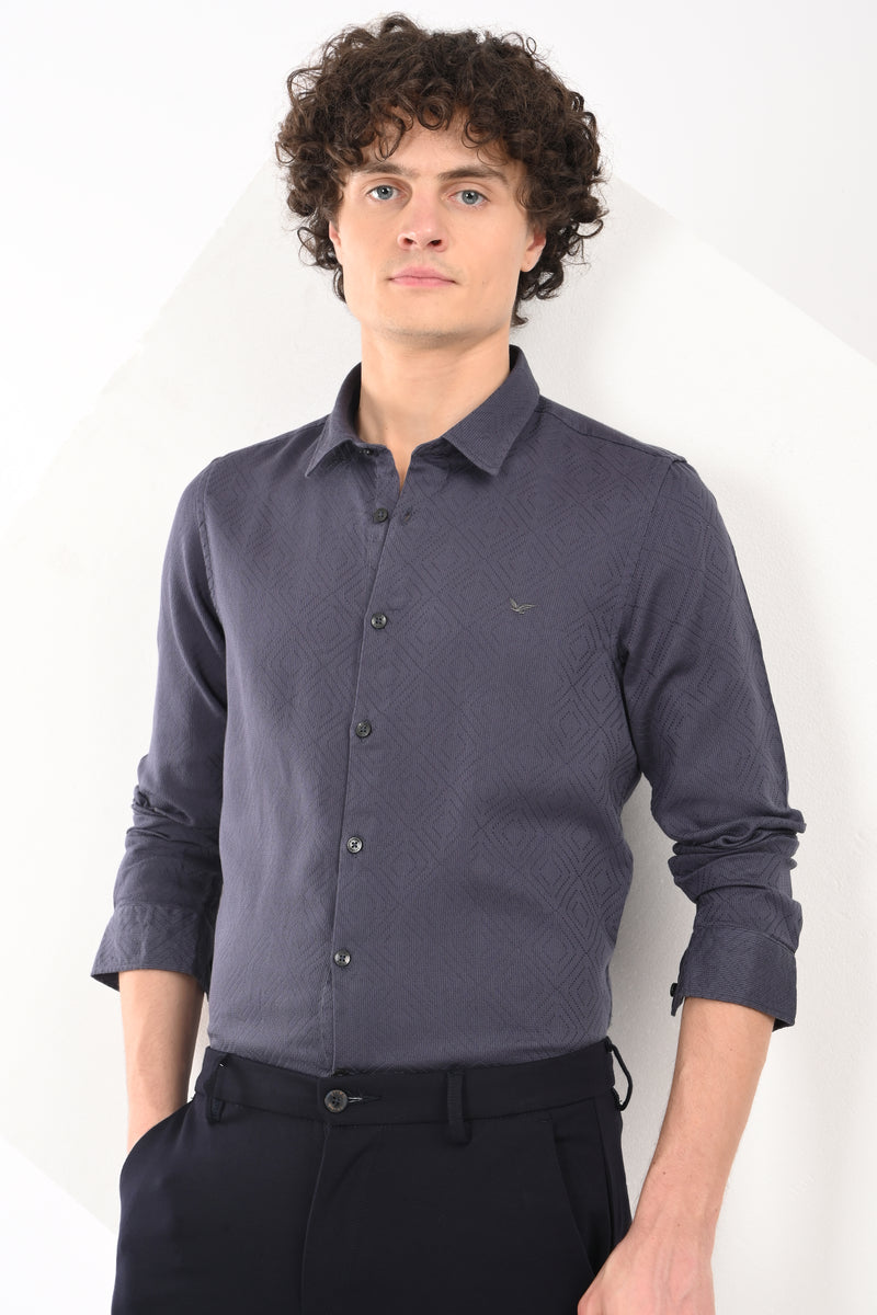Textured Party Wear Shirt