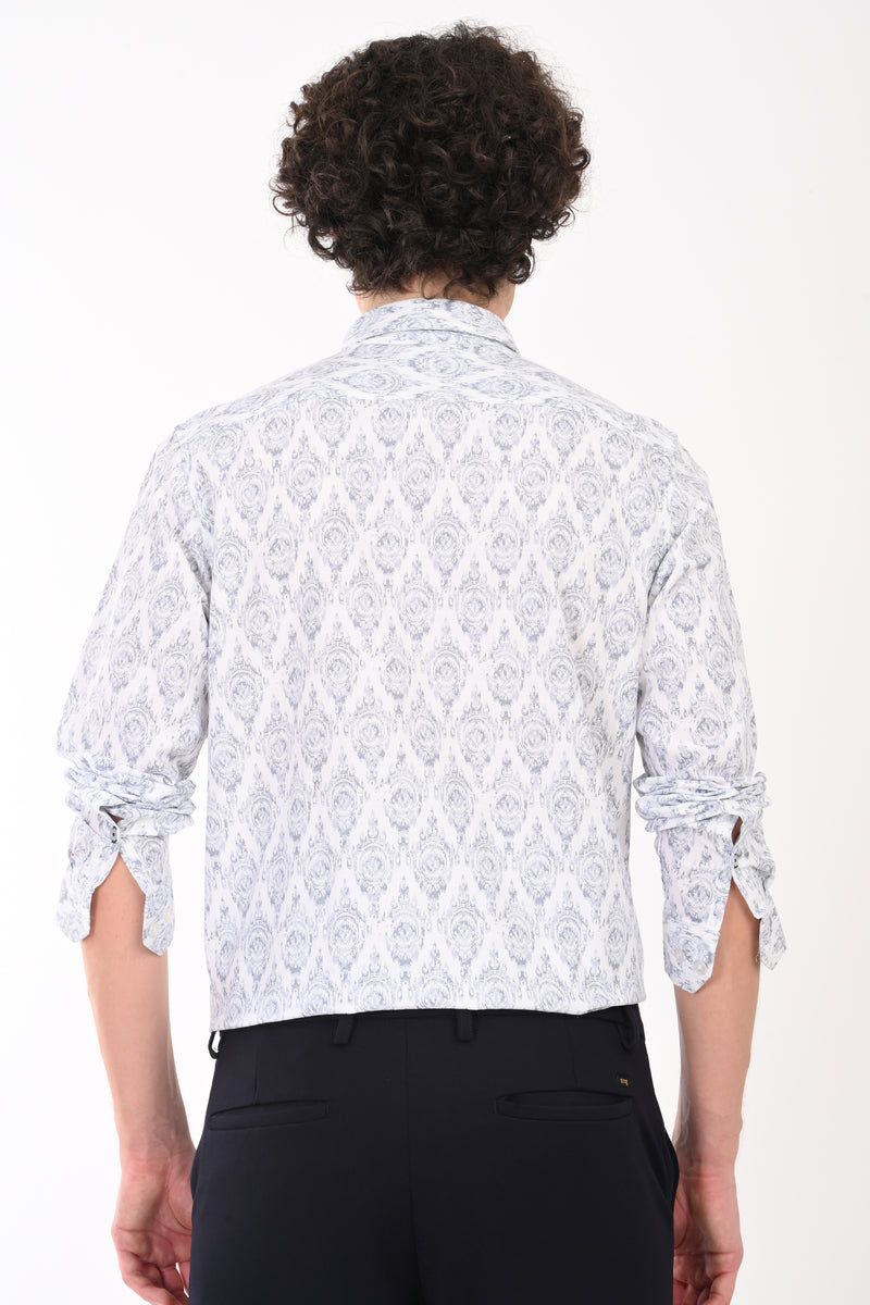 Textured Printed Shirt