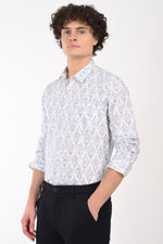Textured Printed Shirt