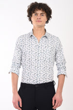 Workwear Textured Printed Shirt