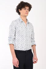 Workwear Textured Printed Shirt