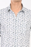 Workwear Textured Printed Shirt