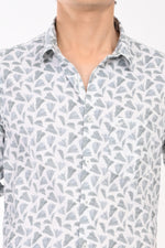 Workwear Textured Printed Shirt