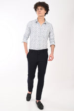 Workwear Textured Printed Shirt