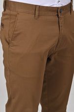 Dark Brown Premium Stretch Cotton Trouser