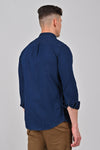 Indigo Blue Premium Indigo Solid Shirt