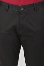 Black Premium Stretch Cotton Trouser
