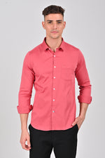 Pink	Premium Stretch Satin Shirt