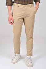 Light Khaki Premium Stretch Cotton Trouser