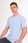 Sky Blue	Urban Textured Henley