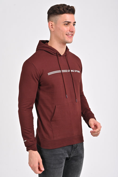 Dark Brown Lightweight Traveller Hoodie