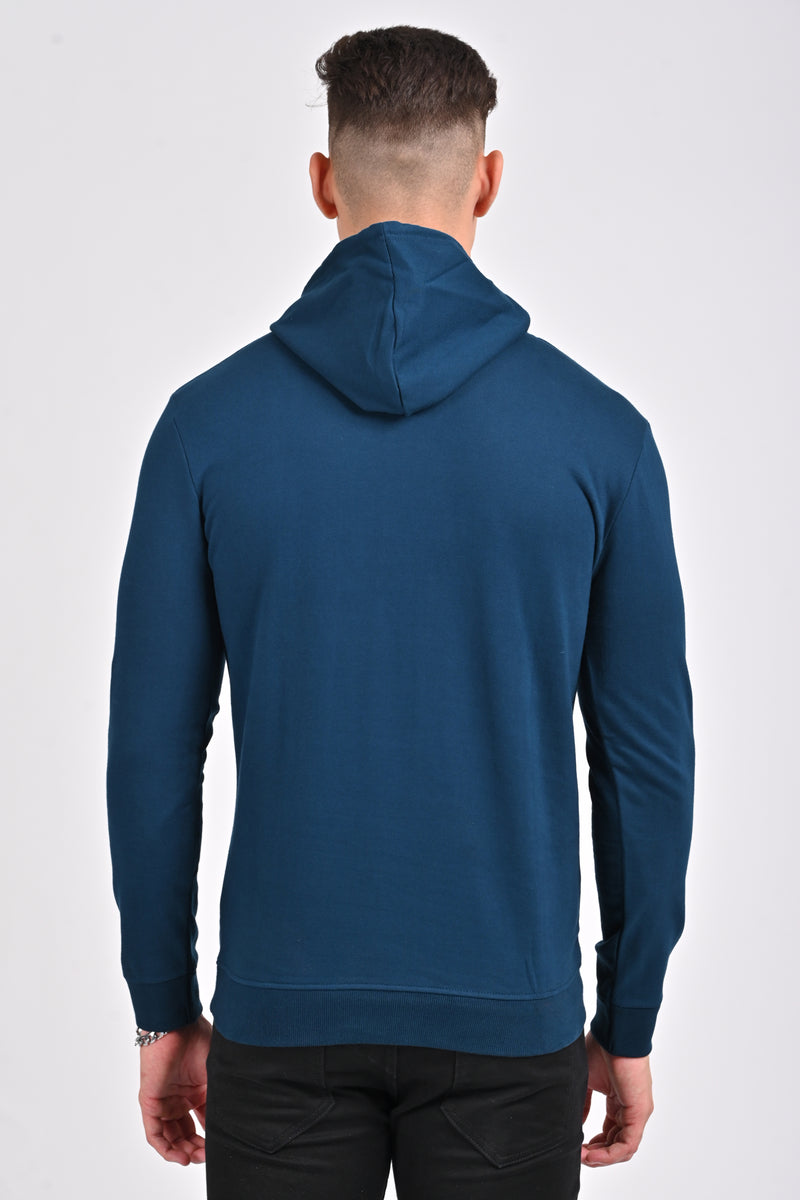 Teal Blue Lightweight Traveller Hoodie