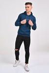 Teal Blue Lightweight Traveller Hoodie