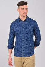 Indigo Blue Indigo Printed Shirt