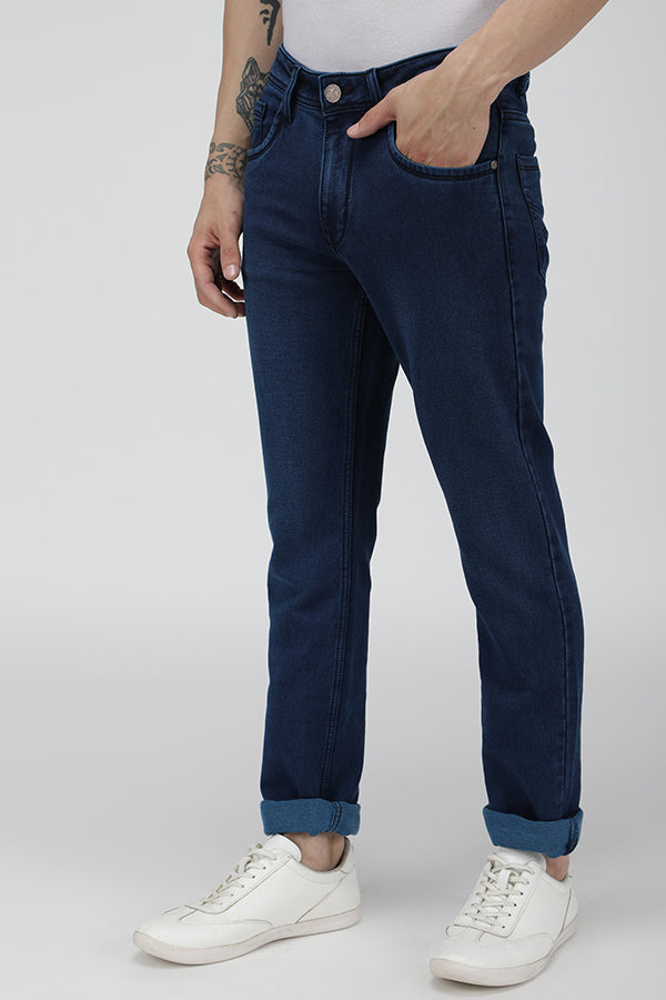 Lois Men's Peter Handblast Mid Rise Slim Fit Stretch Denim Jeans | Marks