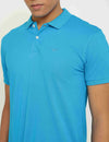 Everyday Solid Slim Fit Polo Blue