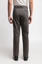 Olive Stretch Micro Printed Chino Trousers