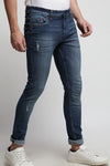 Blue Twill Classic Indigo Jeans