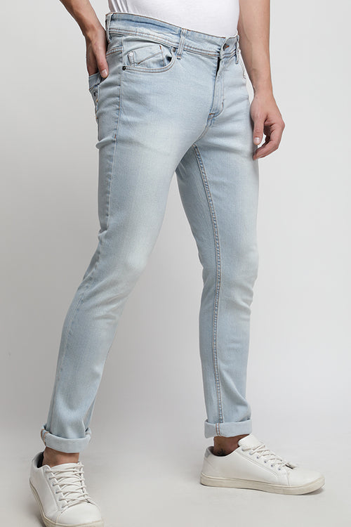 Light Blue Twill Classic Indigo Jeans