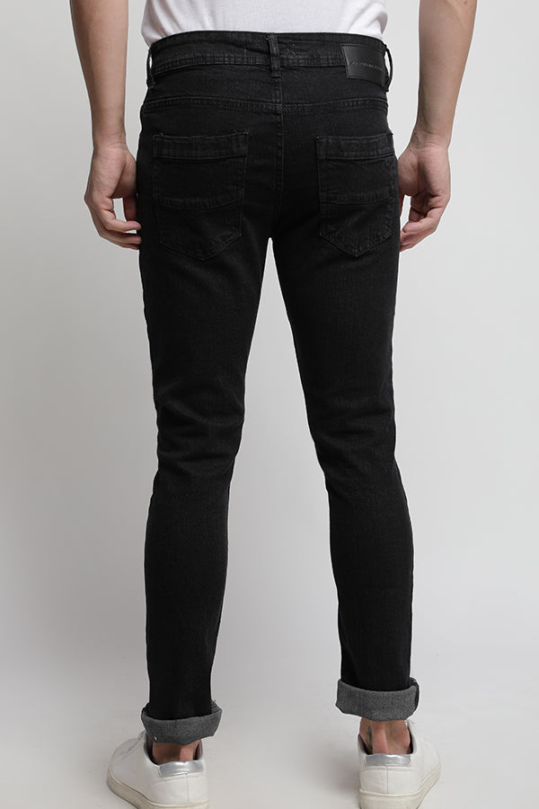 Black Twill Classic Jeans