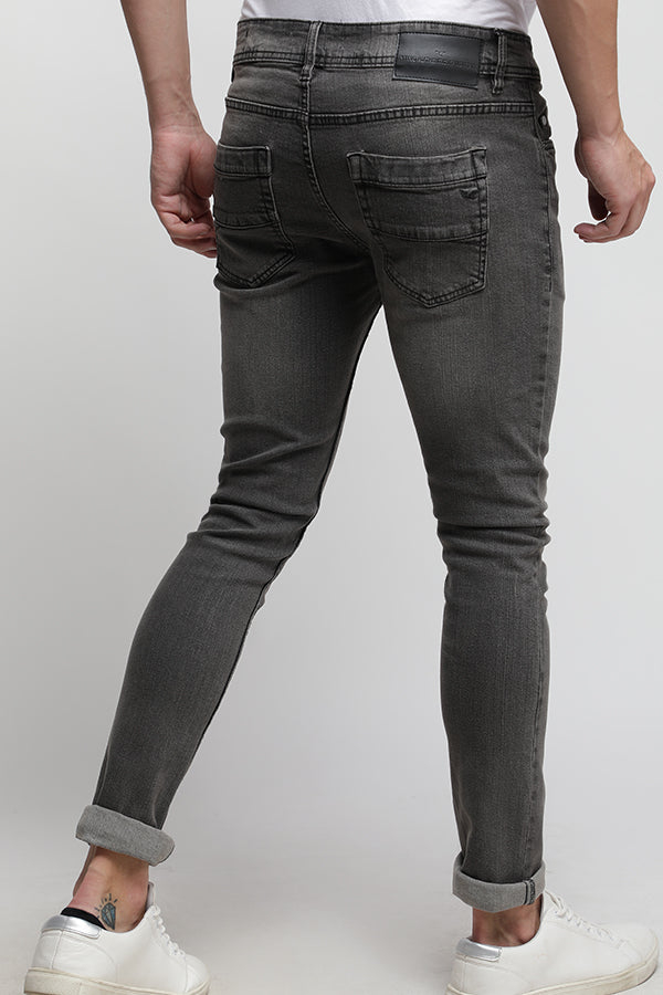 Grey Twill Classic Jeans