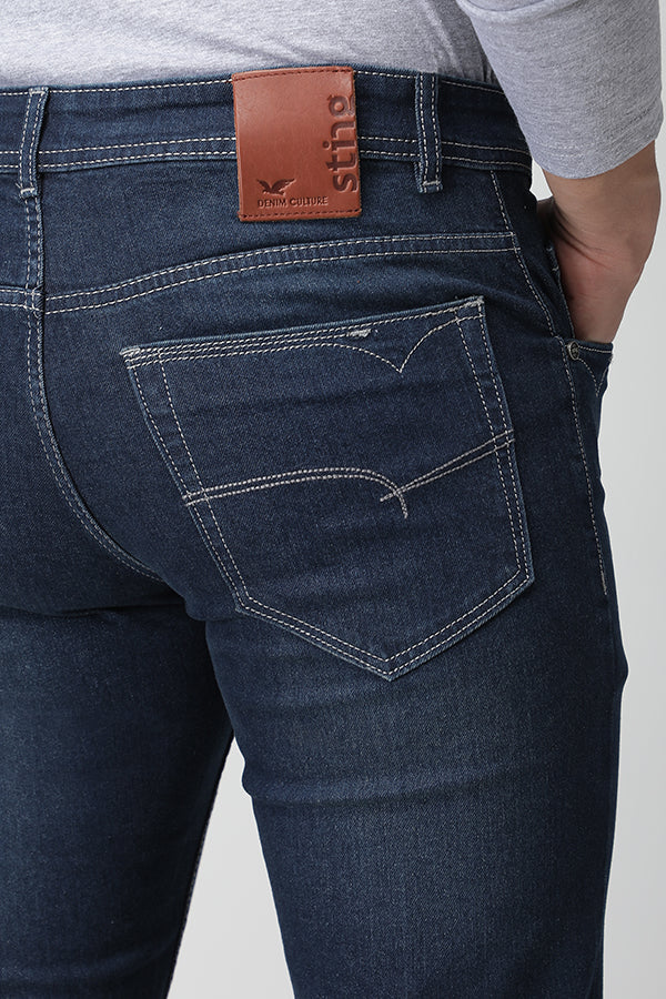 George skinny jeans in stretch denim for men, blue | Dondup