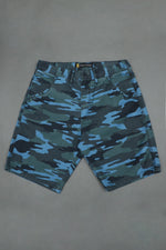 Blue Camouflage Stylish Shorts
