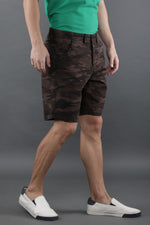 Brown Camouflage Stylish Shorts
