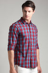 Multicolor Twill Check Shirt