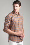 Textured Yarn Dyed Check Shirt