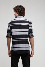 Black Horizontal Stripe Shirt