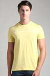 Yellow Graphic Printed Crew Neck