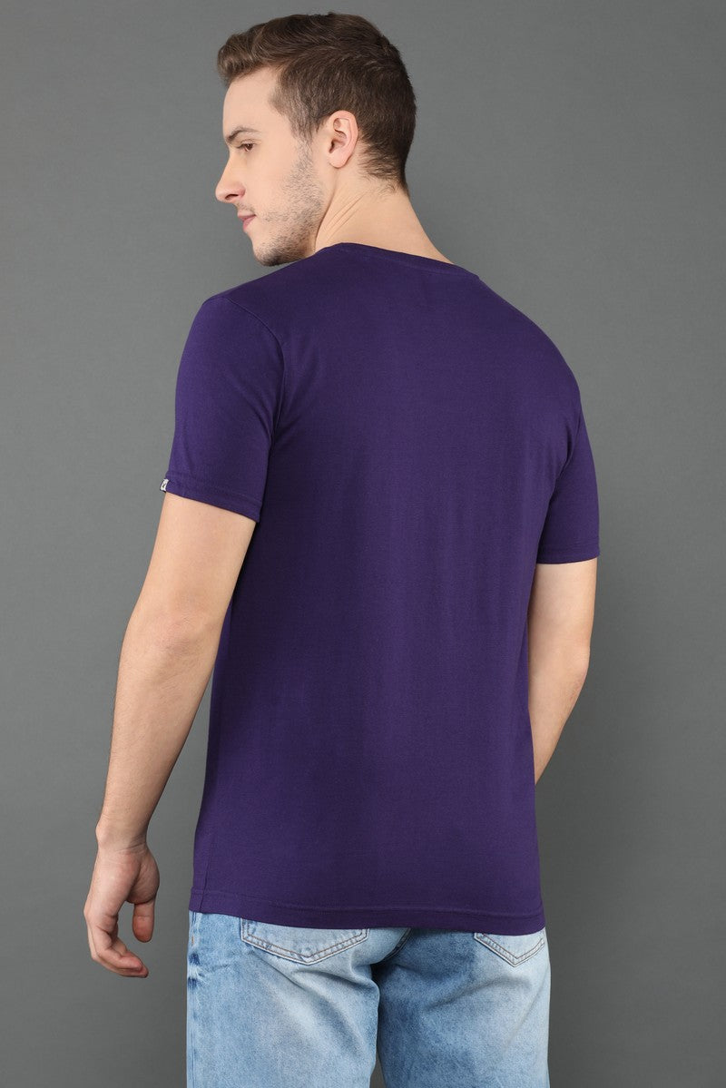 Authentic Violet Knitted Slim Fit Tees