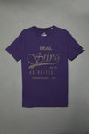 Authentic Violet Knitted Slim Fit Tees